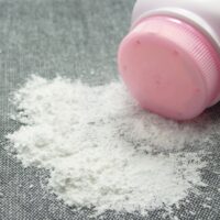 Baby talcum powder container